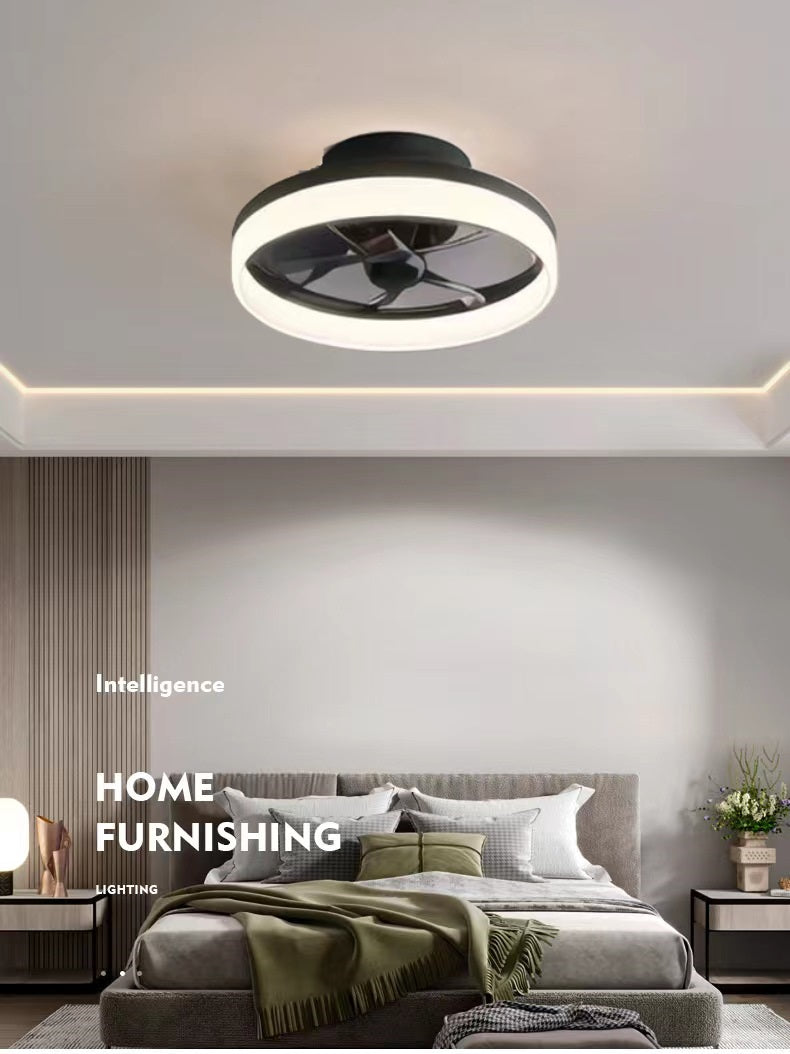 Low Profile Ceiling Fan with Light