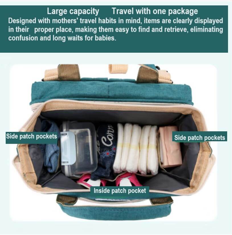 Multifunctional Diaper Bag Backpack