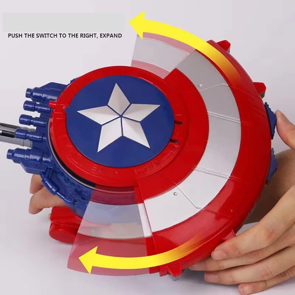 Captain America Shield and 20 Darts for Nerf Guns Toy