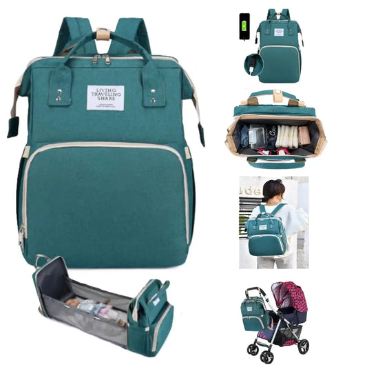 Multifunctional Diaper Bag Backpack